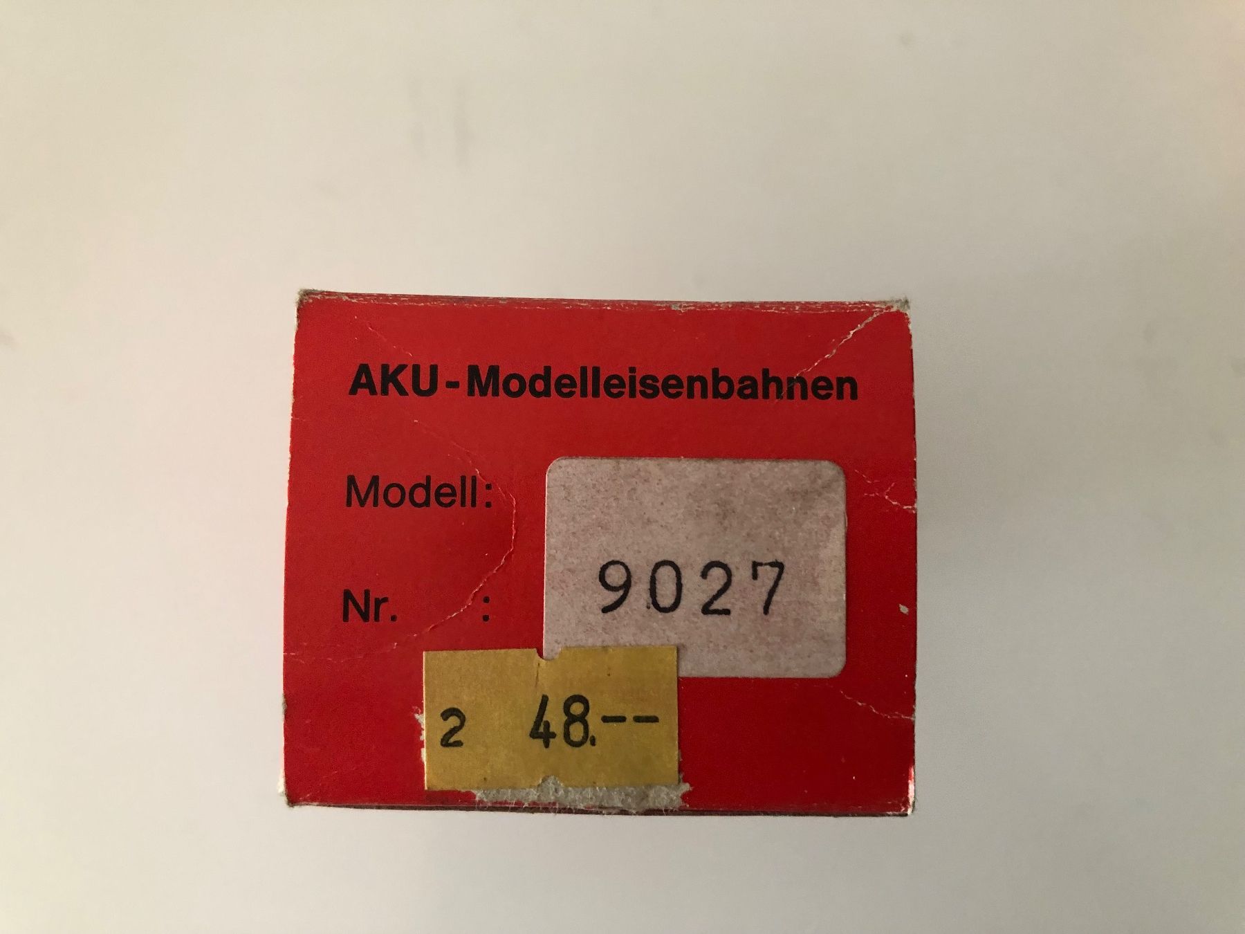 Aku Modellini di ferrovie: AKU 9027 NEU – Nuovo e nell'imballaggio originale da Ostermundigen venduto da Garmin03 2