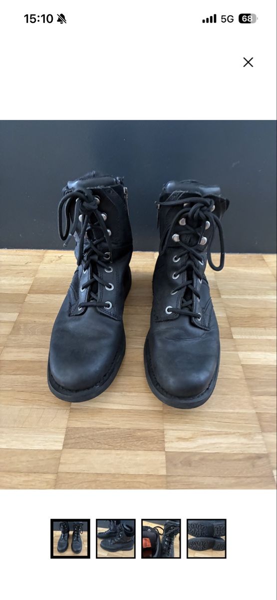 Harley-Davidson Scarpe da donna: Harley Davidson bike boots  – Usato da Neuchâtel venduto da msu_8sxj