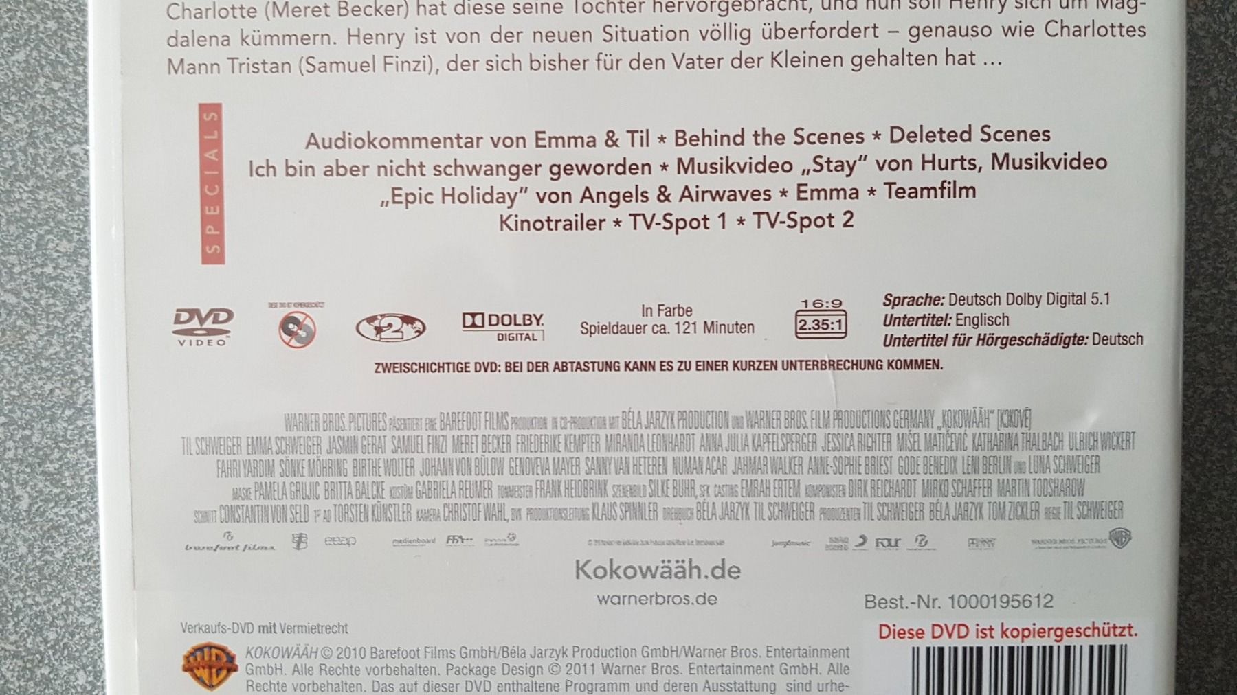 Tutti i DVDs: DVD Kokowääh / Til Schweiger – Usato da Oetwil am See venduto da fineli2 1