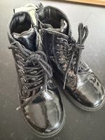 Kinderstiefel schwarz Glitzer Grösse 28