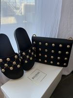 Balmain bag & slippers size 38 TOP!