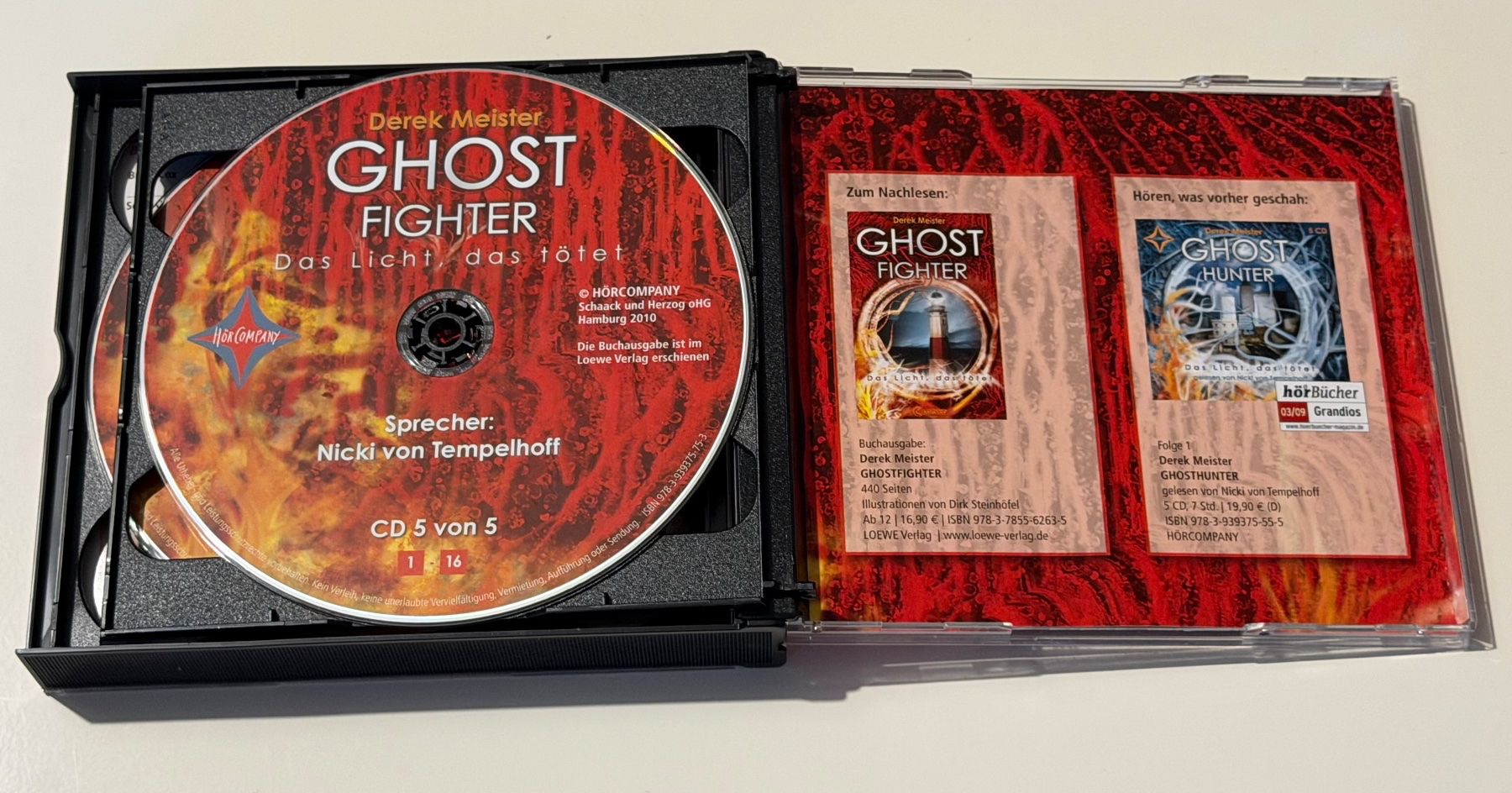 Audiolibri: Derek Meister - Ghostfighter - 5 CDs – Nuovo (secondo la descrizione) da Altstätten SG venduto da sheamus 4