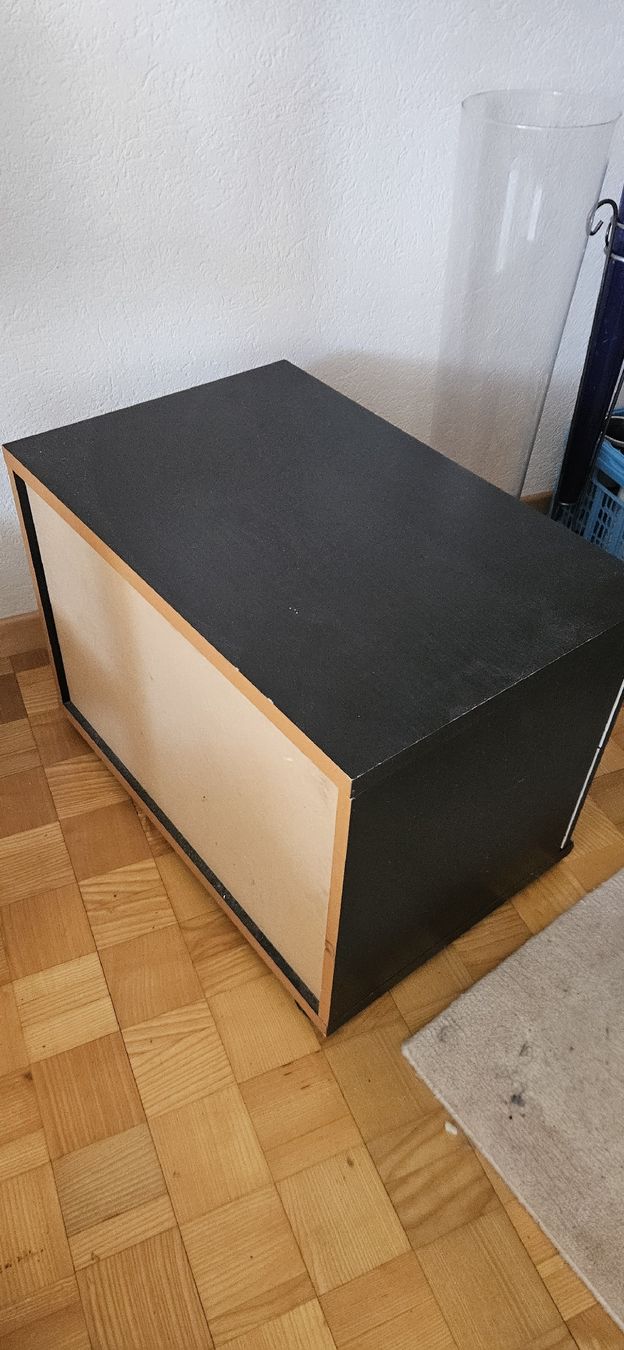 Comodini: Schubladenmöbeli, Nachttisch schwarz Holz – Usato da Belp venduto da Ginus85 3