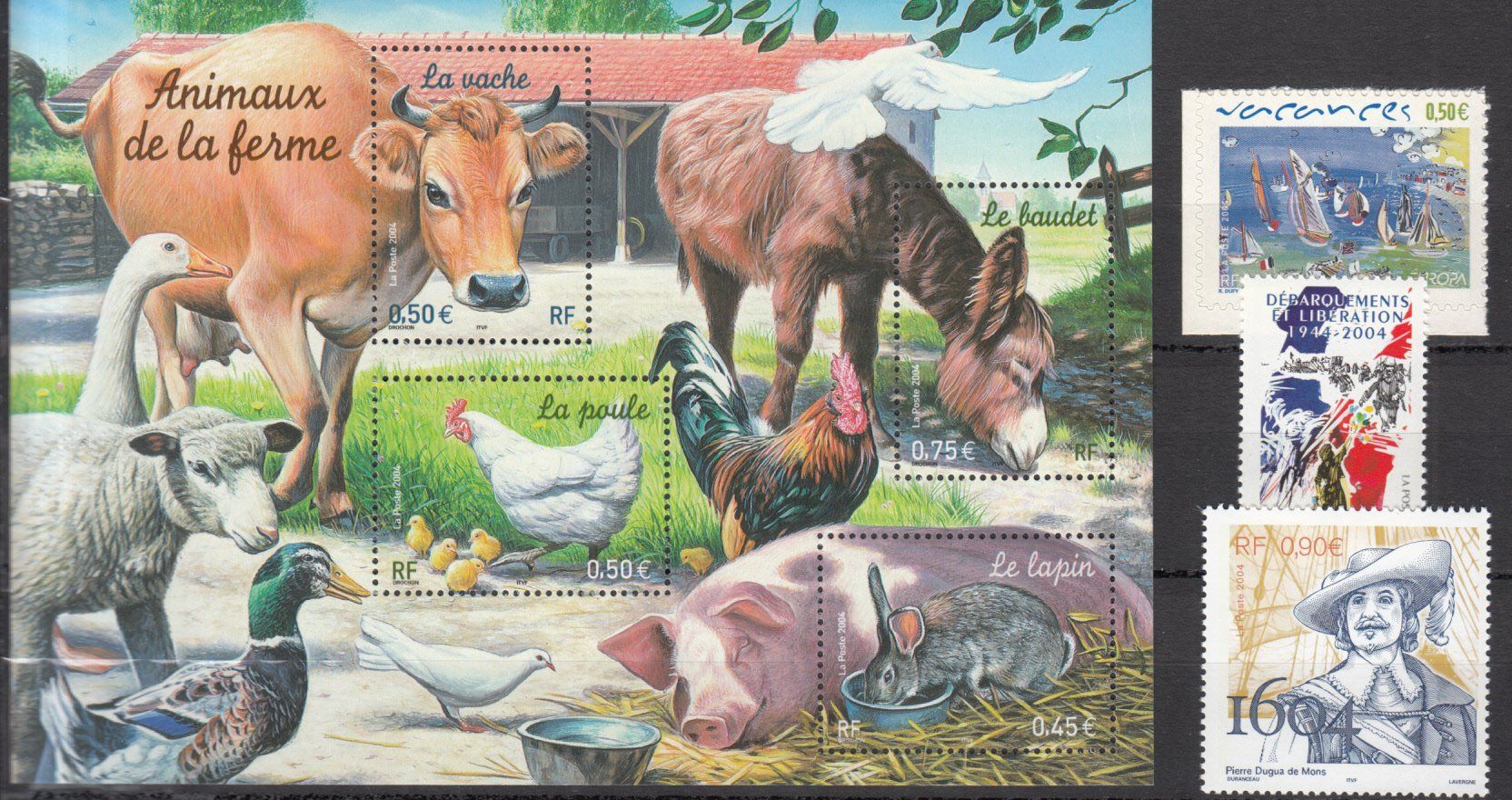 Alle Briefmarken: Frankreich 2004 postfrisch – Gebraucht aus Bürglen TG von StampGraf 2