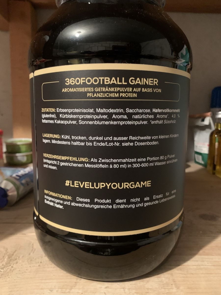 Cibi & Specialità: 360 Football Gainer – Nuovo e nell'imballaggio originale da Hellbühl venduto da Michi_Schmid99 2