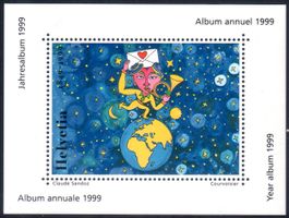 1999 JAHRESVIGNETTE ** - BL353