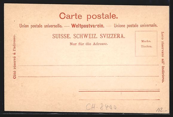 Cartoline postali: AK Winterthur, Ansicht des Bahnhofs – Usato da Berlin venduto da bartko-reher 1