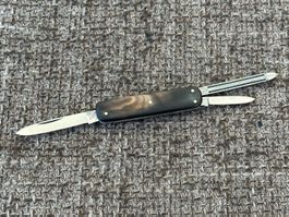 Kleines altes Sackmesser Robert Klaas Horngriff TOP RAR