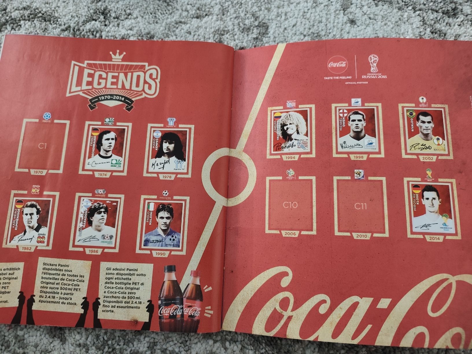 Panini Album: Panini WM Alben/ Sticker fehlen – Usato da Kreuzlingen venduto da m0ritz.sch 8