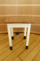 Vintage Hocker / Tabouret – Holz – Rustikal – 48 cm