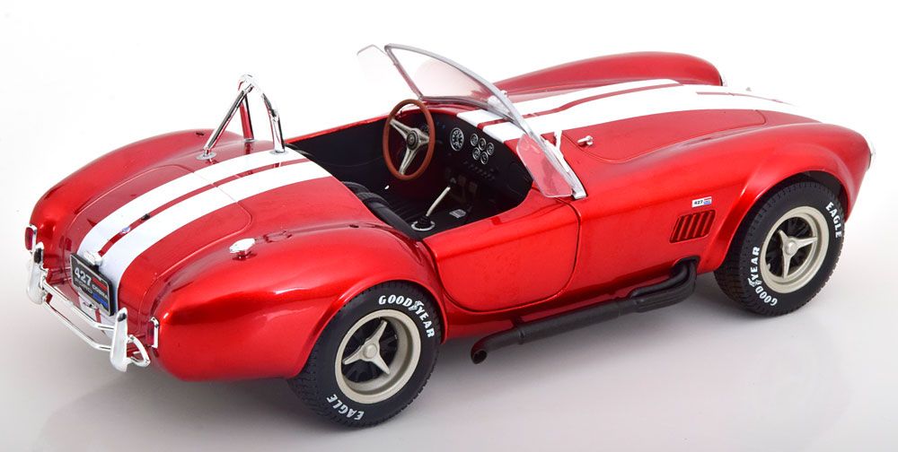 Ford Modellautos: SHELBY COBRA 427 MK2 1965 ROT METALLIC HARDTOP 1:18 SOLIDO – Neu und originalverpackt aus Suhr von Moebelsiralfred 1