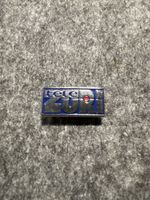 Pin TeleZüri Logo blau silber guter Zustand