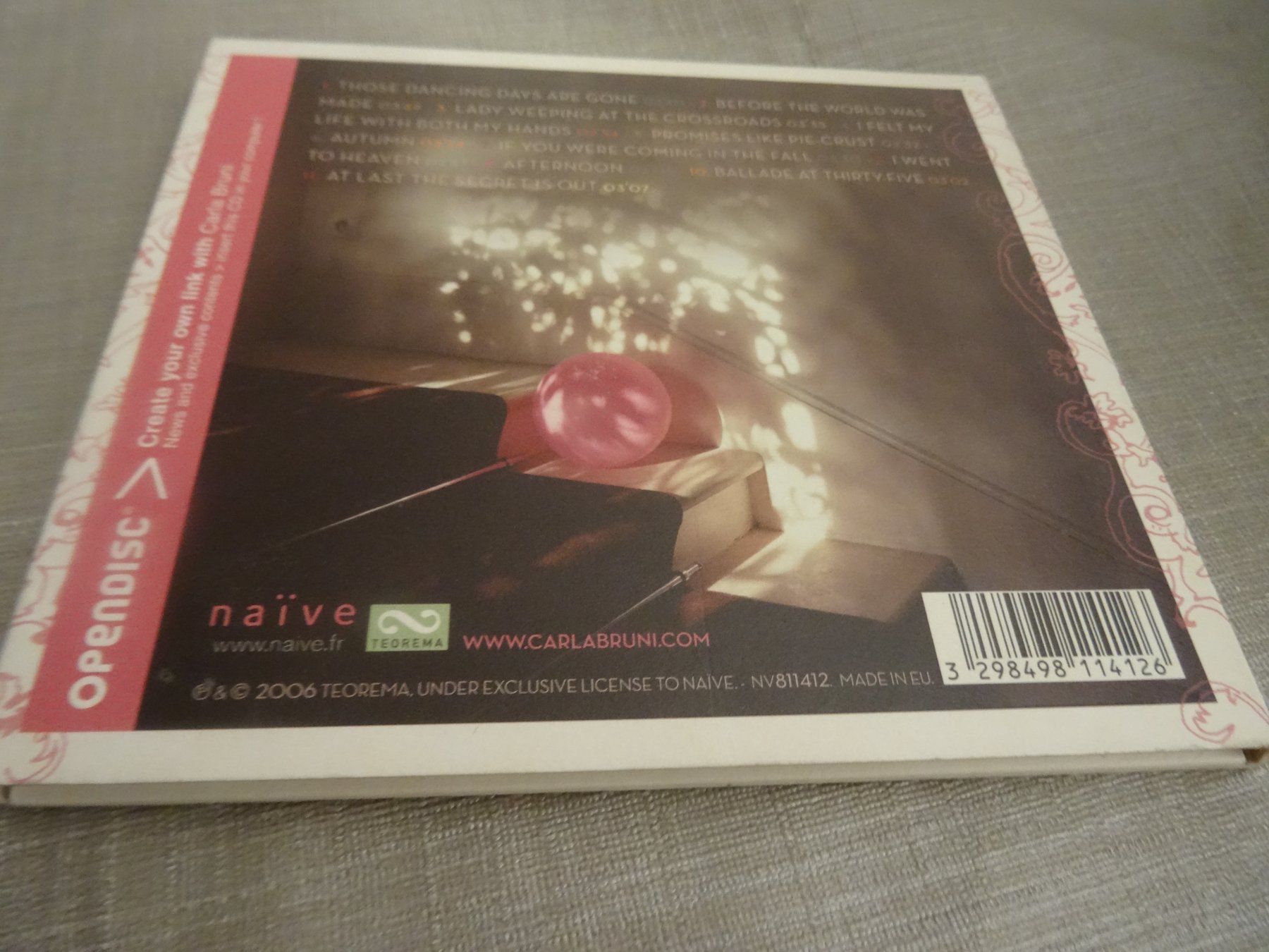 CD: Carla Bruni - No Promises CD Album – Usato da Olten venduto da Disc-Ausverkauf 1