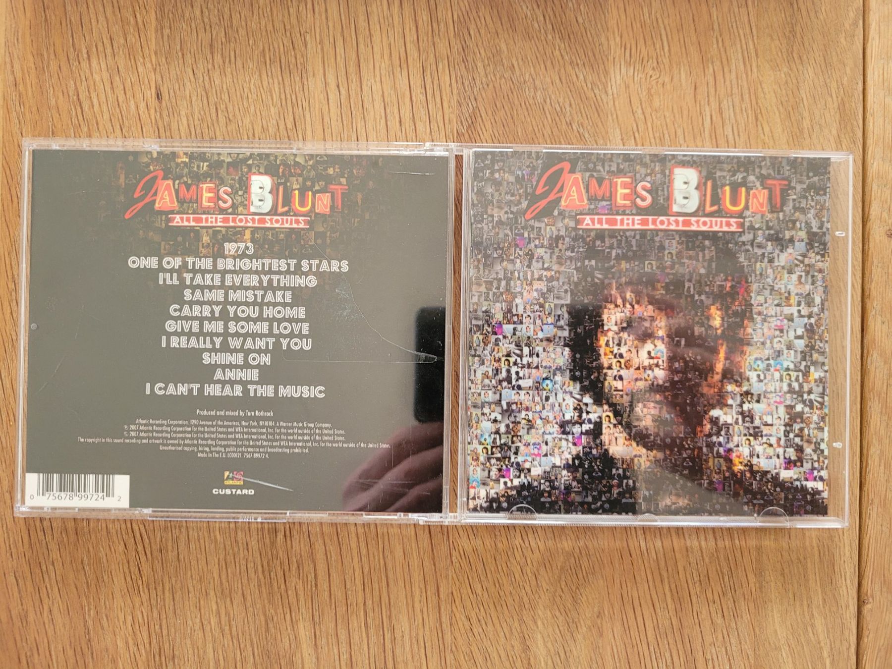 CD: CD James Blunt - All The Lost Souls, 2007 – Usato da Nebikon venduto da Harley-Davidson01
