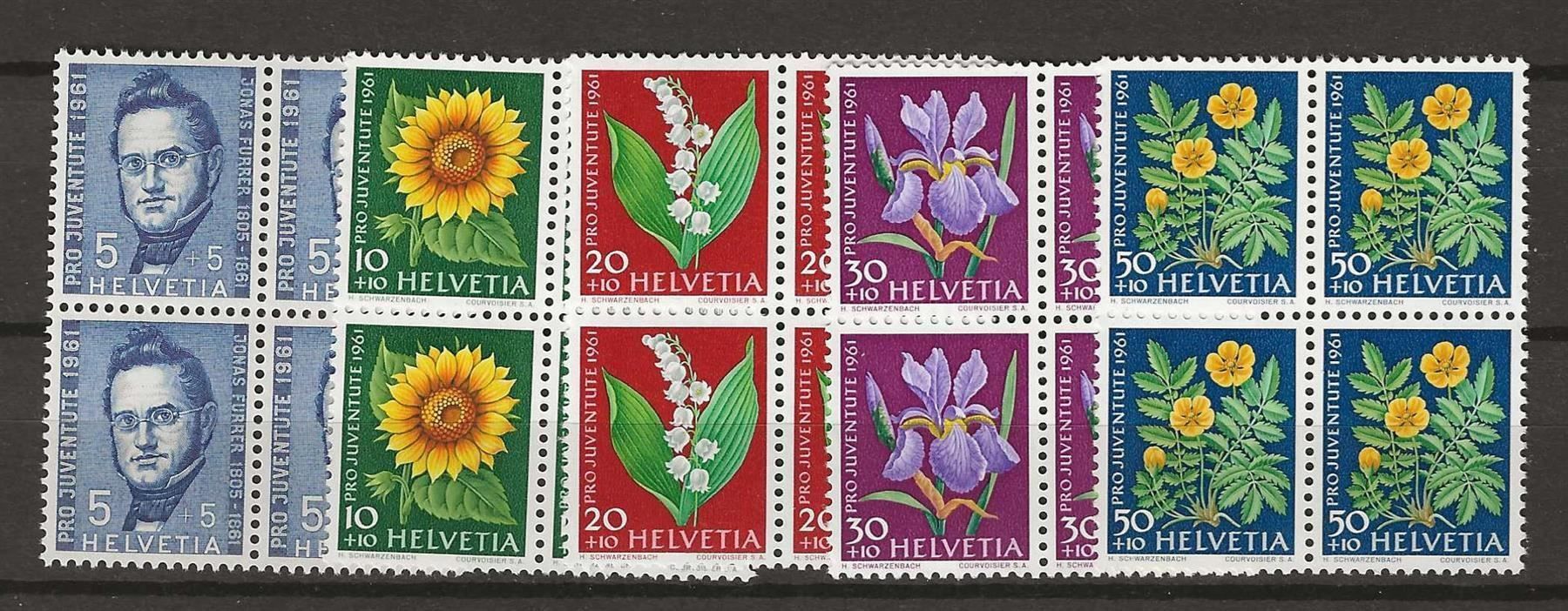Tous les timbres: PJ161 - Pro Juventute 1961 B4 ** – D'occasion à Trélex par Phil_Albert