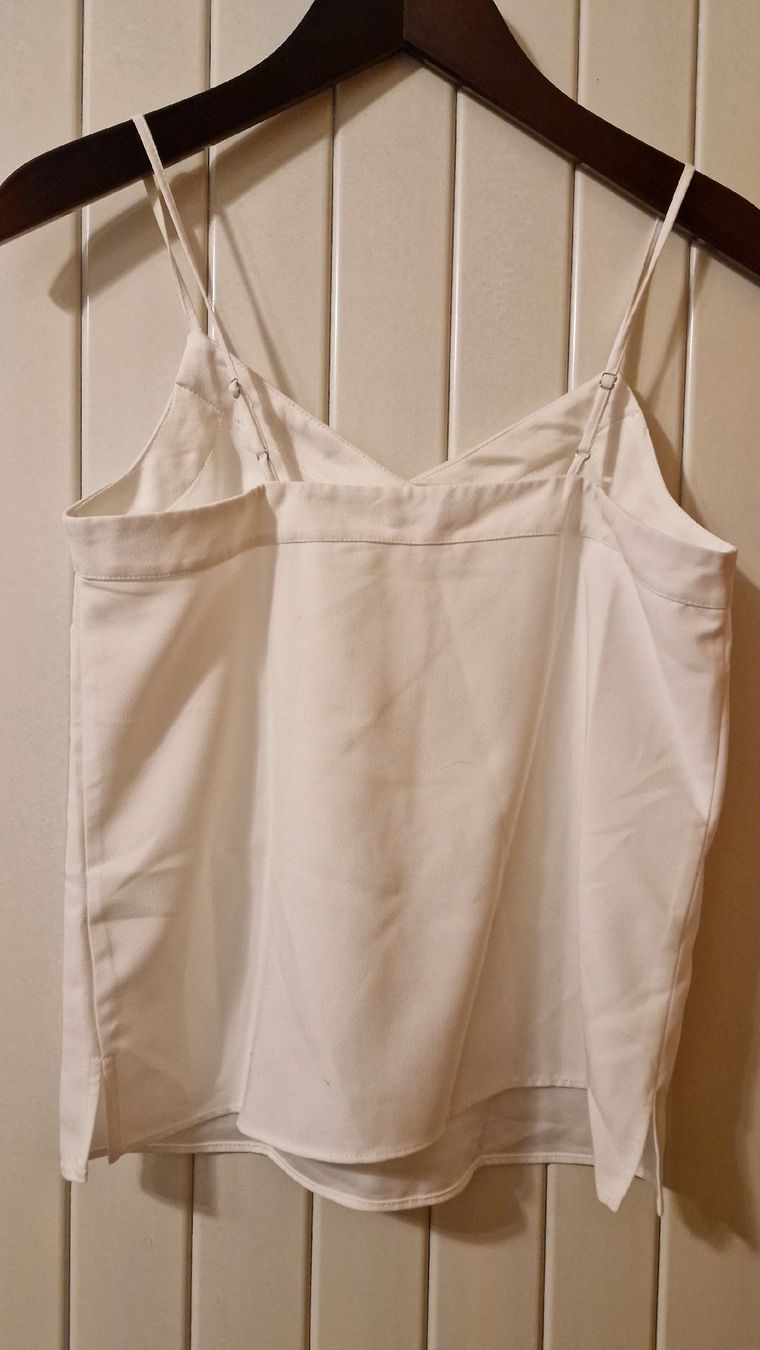 Topshop Top: Débardeur blanc élégant – Usato da Montana venduto da cla_p9mg 1