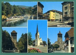 Rheinfelden, 5 Ansichten, 1983, ungelaufen, Grossformat