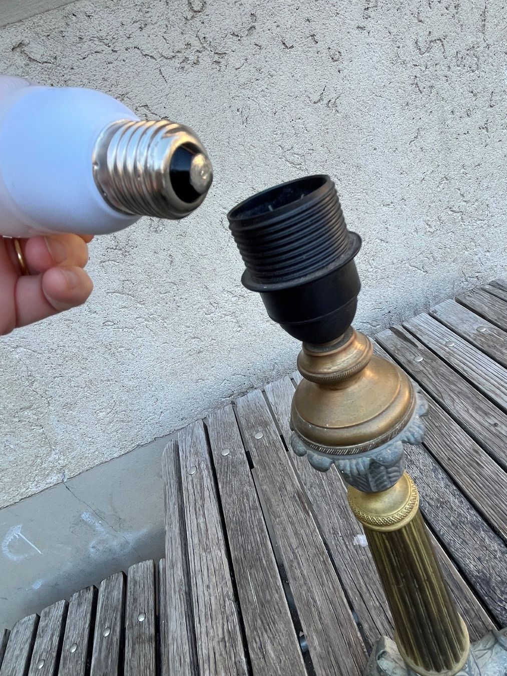Lampade: Tischlampe antik – Usato da Büren SO venduto da level1414 3