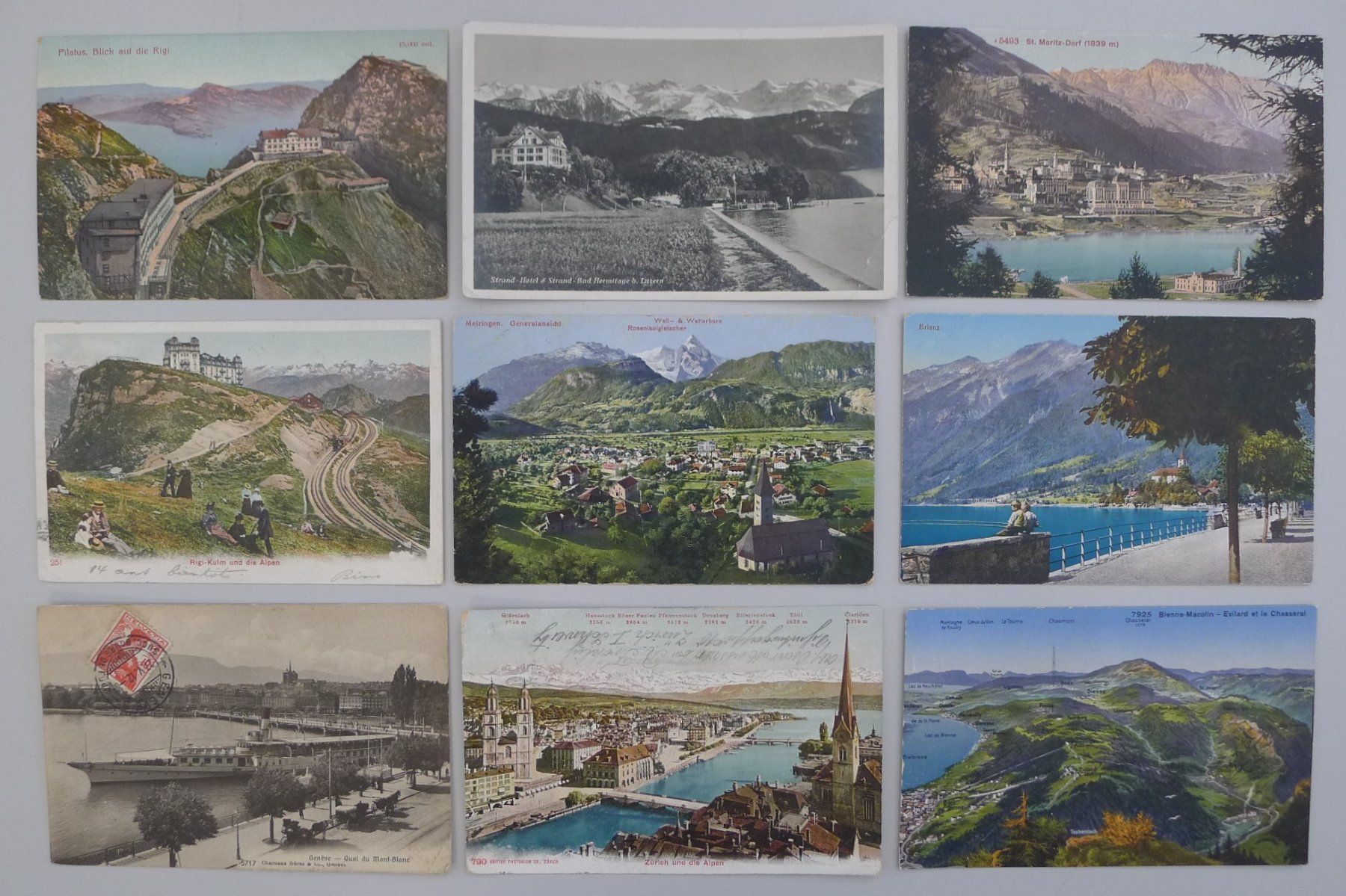 Cartes postales: 1900-1970, Schöne Sammlung mit 500 Ansichtskarten + Lithos – D'occasion à Sursee par Luzernerraute 8