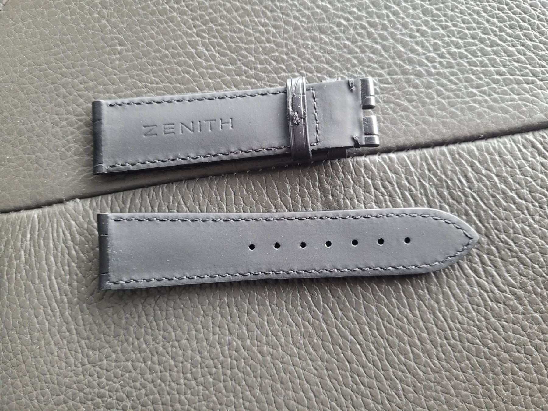 Bracciali & Braccialetti: Bracelet alligator Zenith 20mm – Nuovo e nell'imballaggio originale da Genève venduto da Talhinho 1