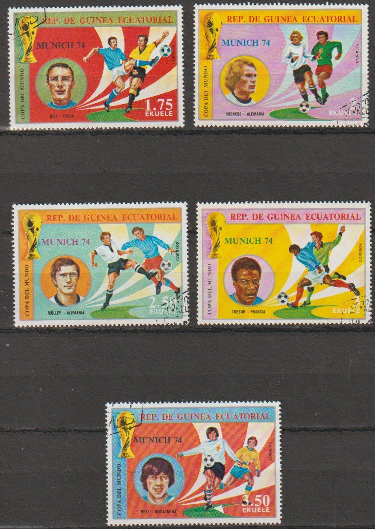 Tutti i francobolli: Timbres Coupe du Monde Munich 74 – Usato da Crans-Montana venduto da kira56