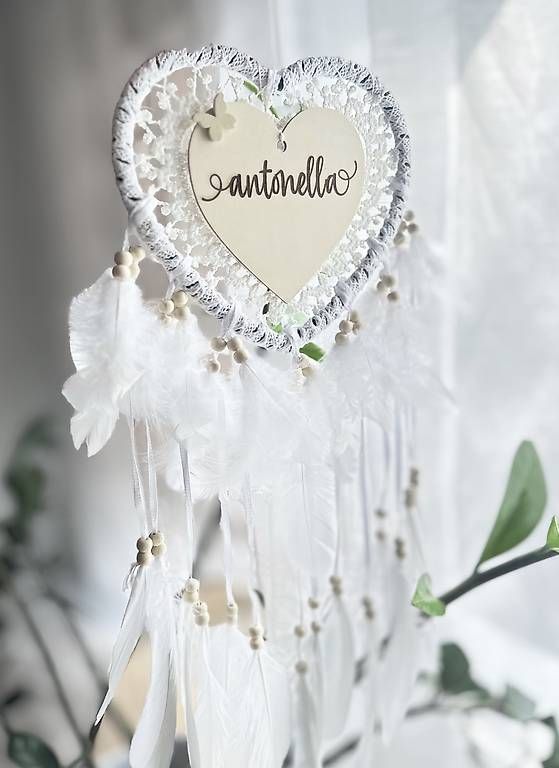Toutes les décorations: Traumfänger personalisiert HERZ – D'occasion à Glis par KubEmma.ch 2