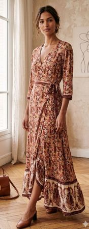 Robe longue à motifs bohème FP to Love, taille S