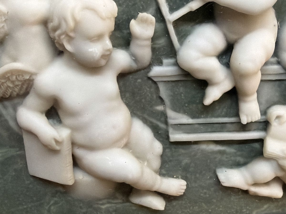 Foto & Immagini: STEINBILD MIT PUTTI UND ENGELN RELIEF, BIGGS & SONS LONDON – Usato da Matzingen venduto da exklusives 7