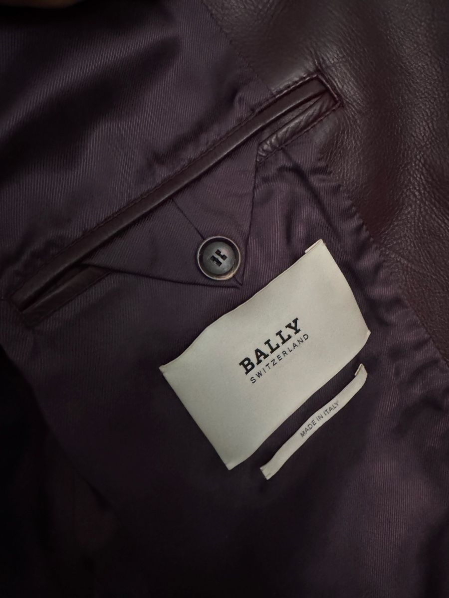 Bally Giacche: Bally burgundy leather jacket size Medium – Usato da Zürich venduto da gva_r9gs 5