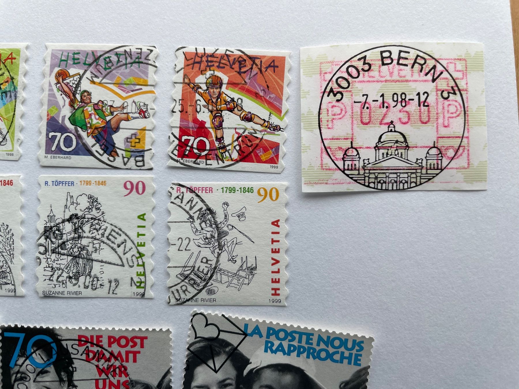 Tous les timbres: BELLES OBLIT. VARIEES + se tenant – D'occasion à Sonceboz-Sombeval par Comment2 2