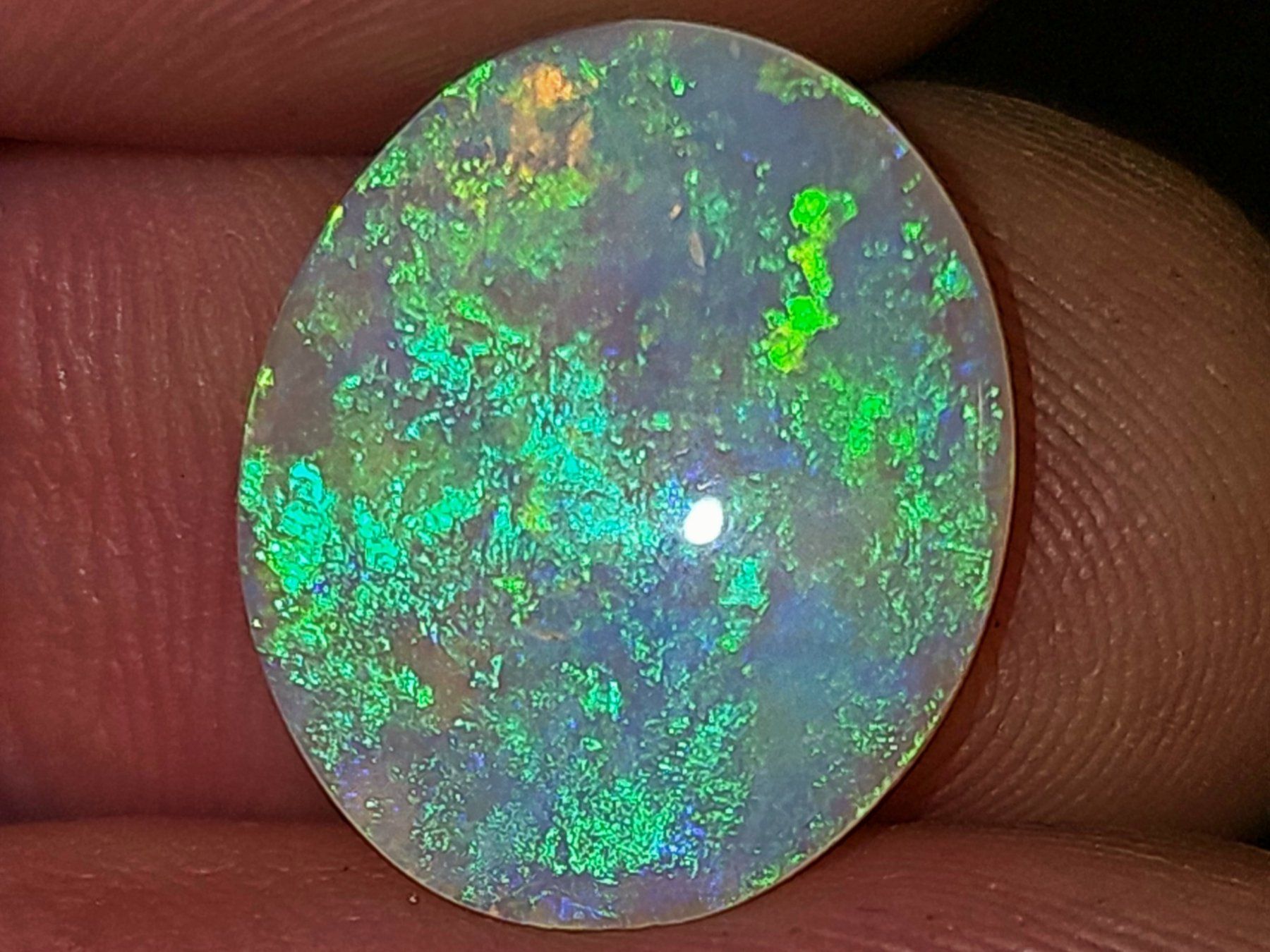 Pietre preziose: 5.5ct Australischer Flashfire Kristall Opal – Nuovo e nell'imballaggio originale da Uerkheim venduto da Winwinner 1