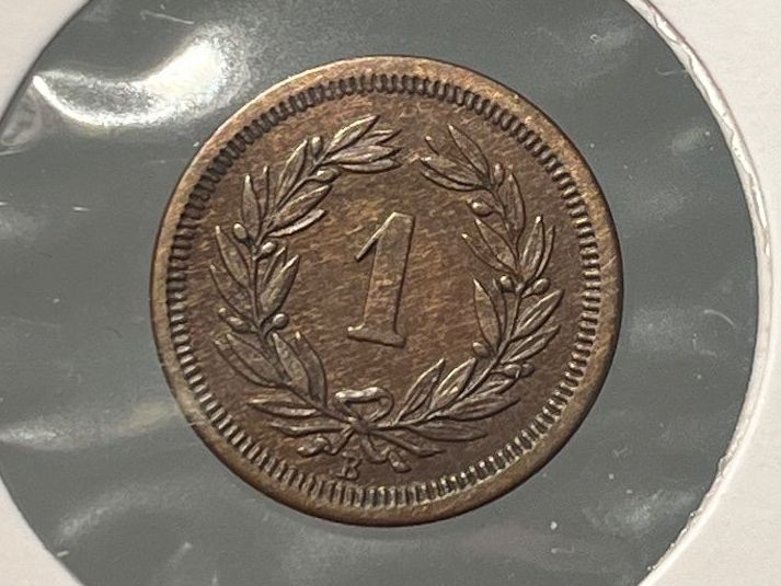 Toutes les monnaies: 1 Rappen 1875 – D'occasion à Tägerwilen par Beata1sager 5