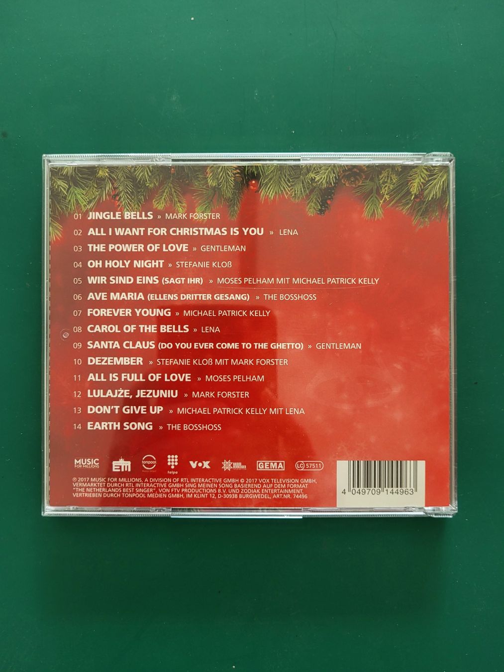 CD: Sing meinen Song - Das Weihnachtskonzert Volume 4 – Usato da Waltenschwil venduto da creativeline 1