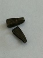 5 Anhängerschlaufen 10x3mm antik bronze
