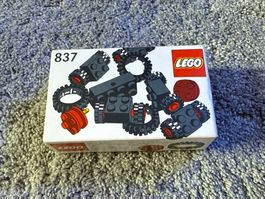 LEGO 837 Rad- und Zahnrad-Satz, komplett, 1980 Neu & OVP