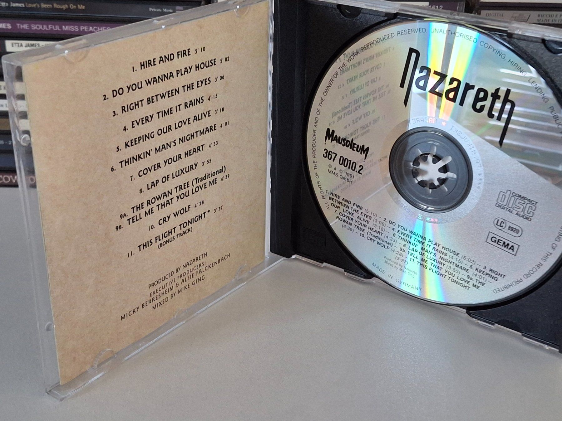 CD: CD Nazareth  - No Jive – Usato da Aarberg venduto da Jackup1 2