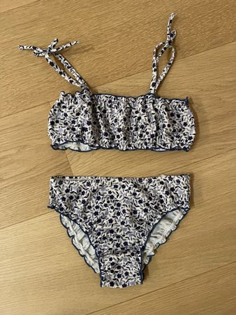 Floral Print Girl's Bikini, summer vibes, size 116