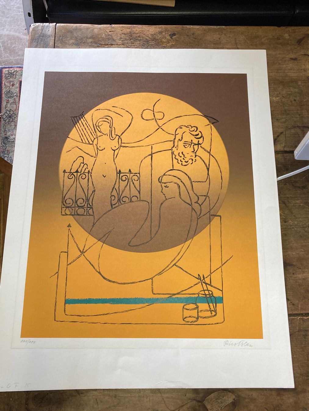 Grafica & Litografie: Lithographie signiert/nummeriert – Usato da Bern venduto da Jwpm66