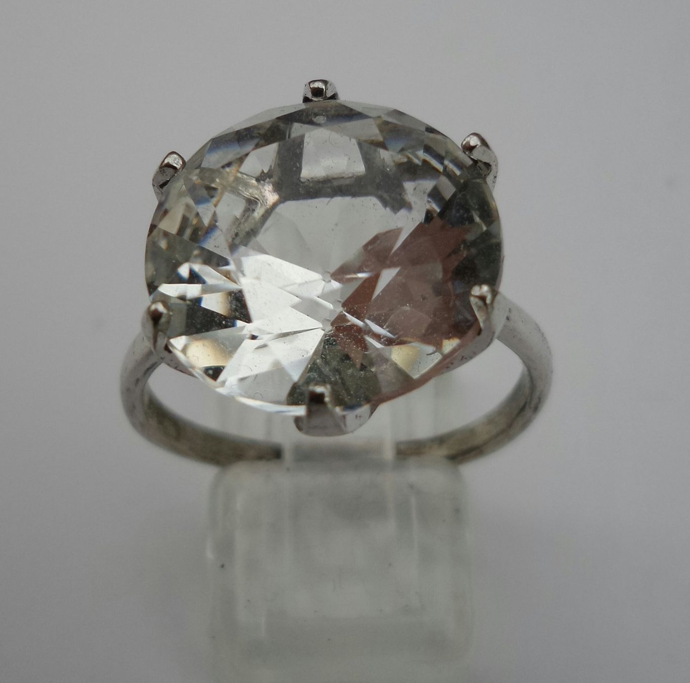 Ringe: Weiss Topas Fingerring Silber – Neu (gemäss Beschreibung) aus Zürich von benedikt12 8
