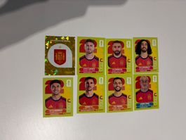 Panini Sticker WM 2026-Spanien (8 Stück)