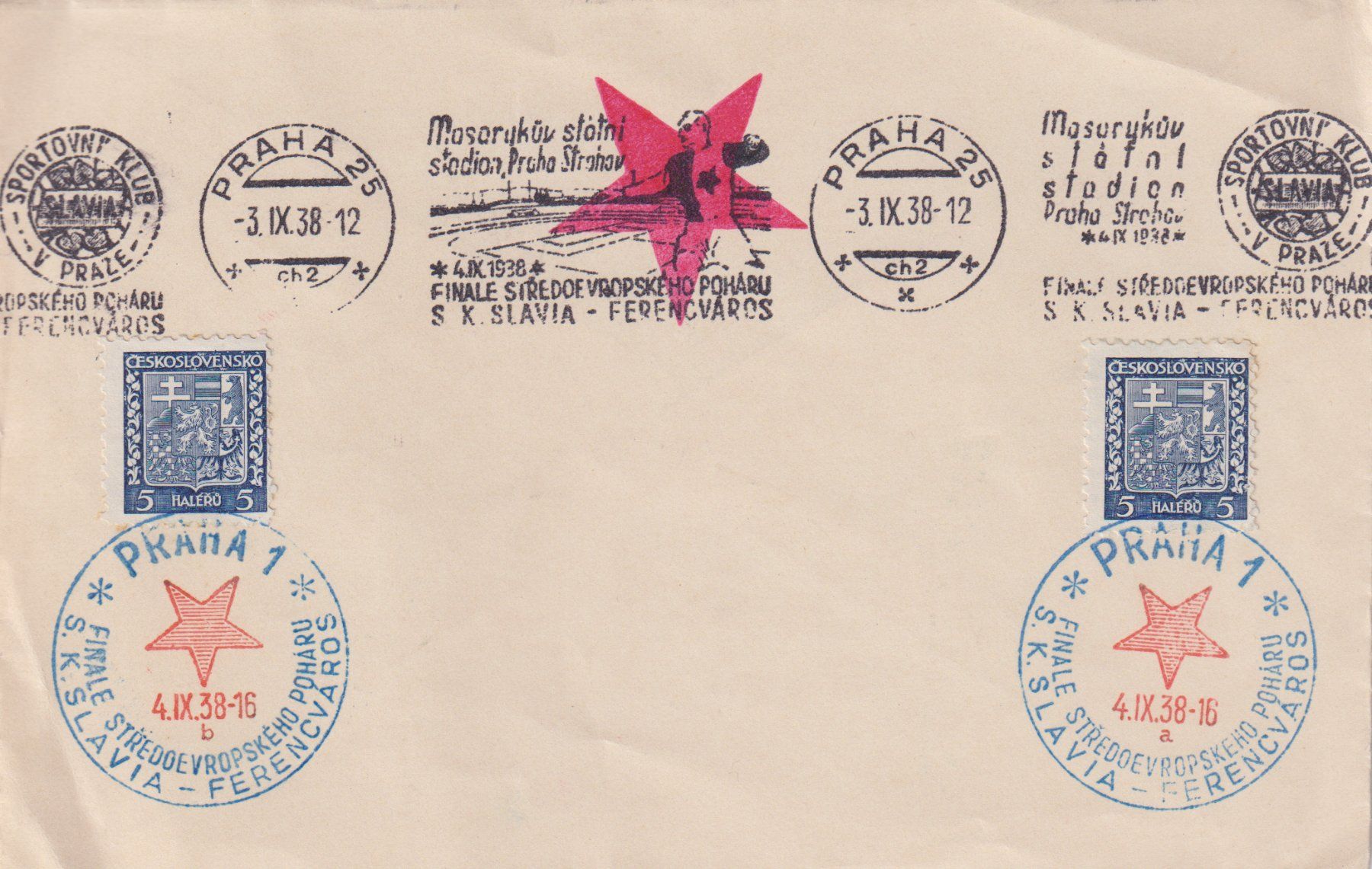 Alle Briefmarken: Tschechoslowakei: Brief / FDC 1938 – Gebraucht aus Eschlikon TG von PhilCon