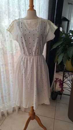 Robe blanche Vintage 40