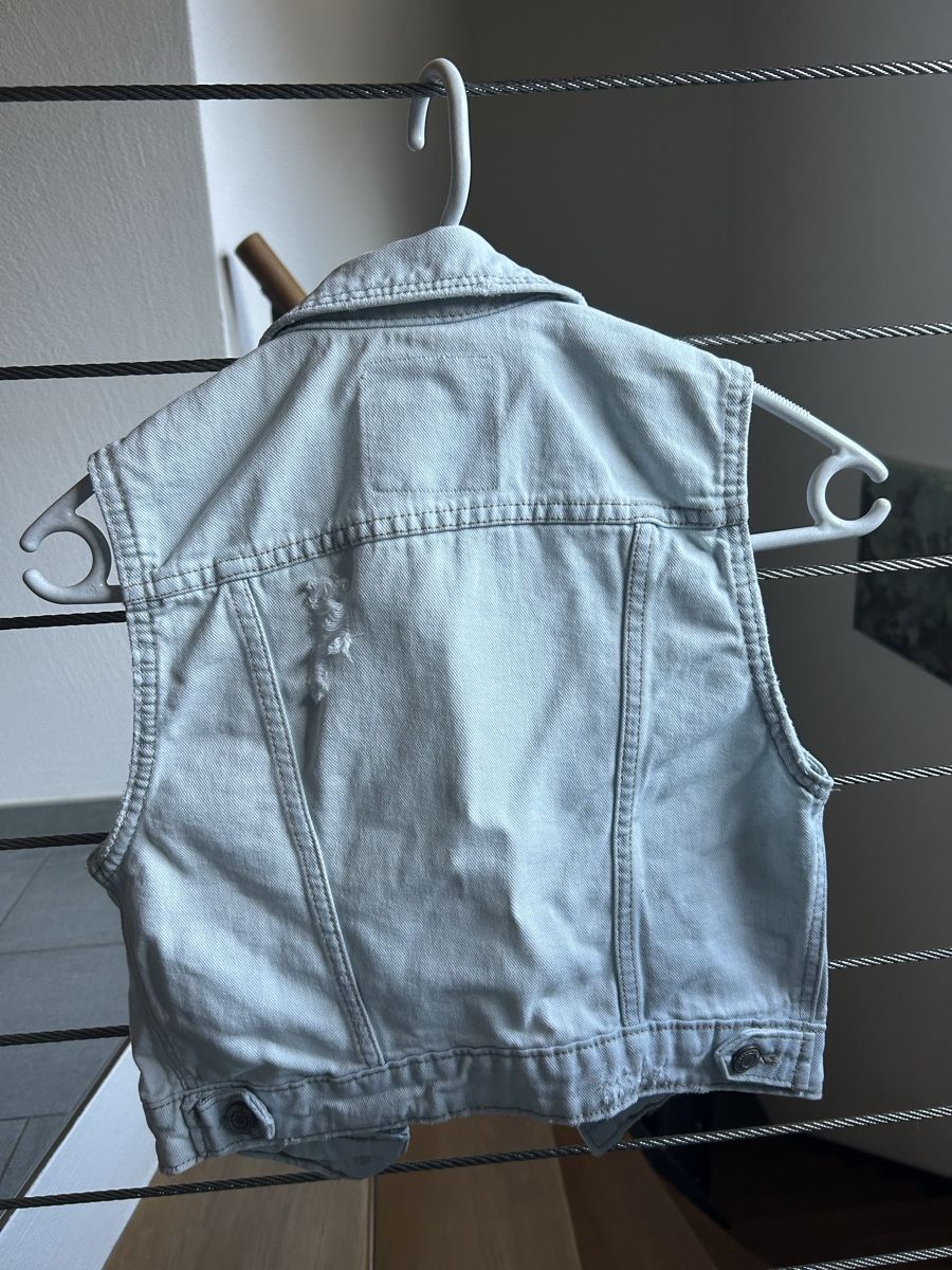 Gilet & Giacche senza maniche: Gilet di jeans - Taglia 34 – Usato da Vicosoprano venduto da kik_hb7f 1