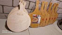 Pizza Brett Servierbrett Holz, Bonflam, Neu,Top Zustand