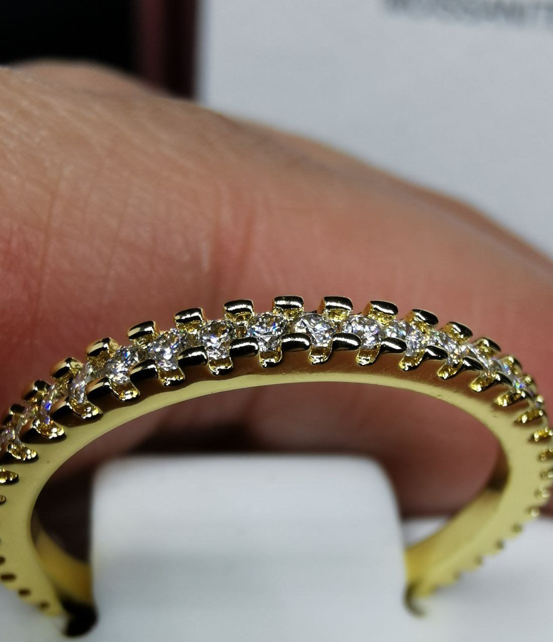 Anelli: Bague argent avec diamants de moissanite certifiés GRA – Nuovo e nell'imballaggio originale da Reconvilier venduto da Tsma67 8