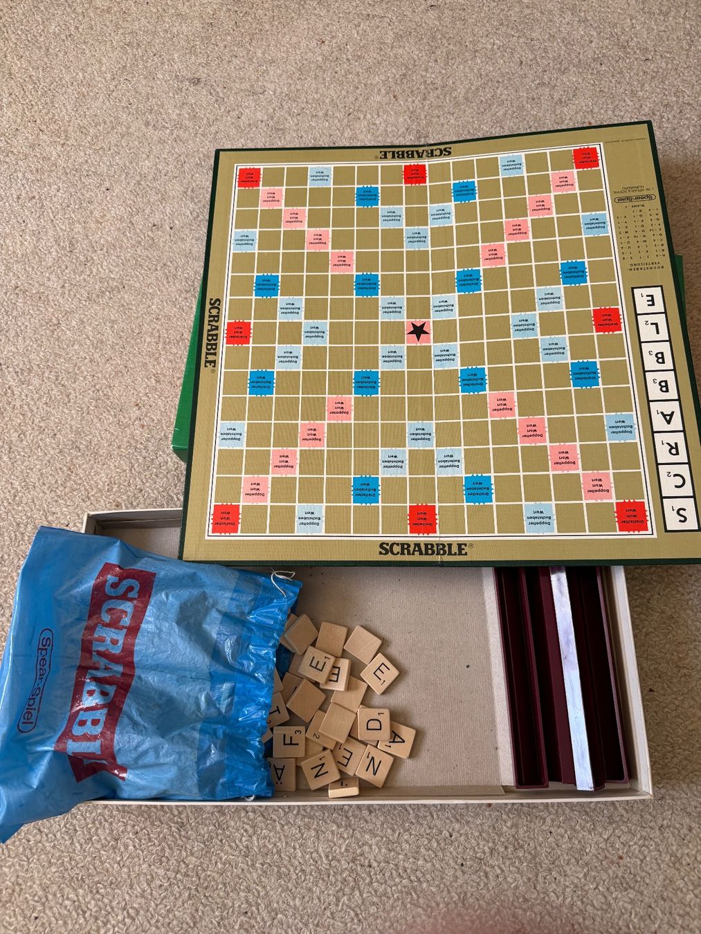 Giochi: Scrabble mit 120 Holzbuchstaben – Usato da Jona venduto da Jancy60 1