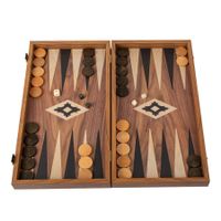 Backgammon en bois de réplique de noyer ( NEUF )