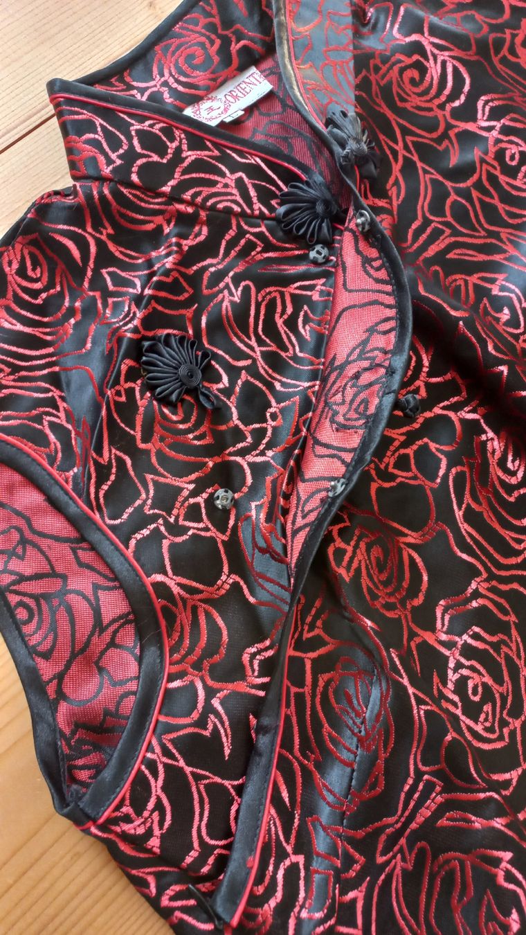 Vestiti: qipao rosenmuster (m-l) – Nuovo (secondo la descrizione) da Buus venduto da ZinaidaR 1