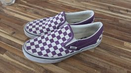 Vans Lila Checkered Slip-Ons Grösse 38💜
