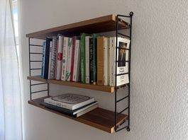 Poket String Regal, Wandregal, Bücherregal, Holz